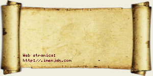 Andjelina Milojković vizit kartica